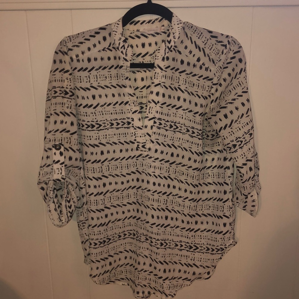 Black/white tunic